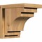 Ekena Millwork Mediterranean Smooth Corbel w/Backplate, Western Red Cedar, 7 1/2"W x 10"D x 10"H COR08X10X10MED01SWR - alternate 1